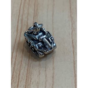 .925 Military Army Tank Sterling Silver Jewelry Charm